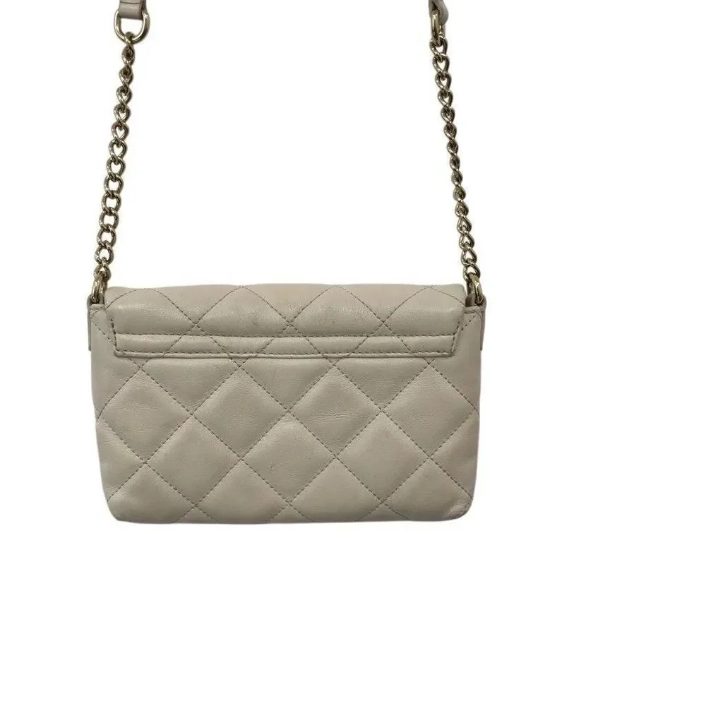 Kate Spade NY Emerson Place Mini Vivenna Nude Quilted Leather Crossbody Bag
